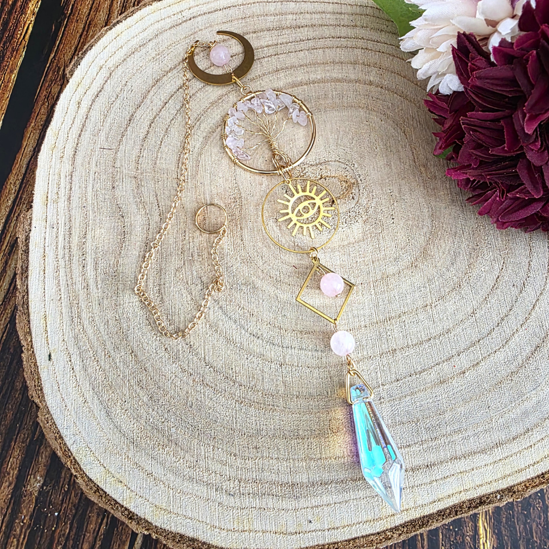 Tree of Life Gemstone Suncatchers