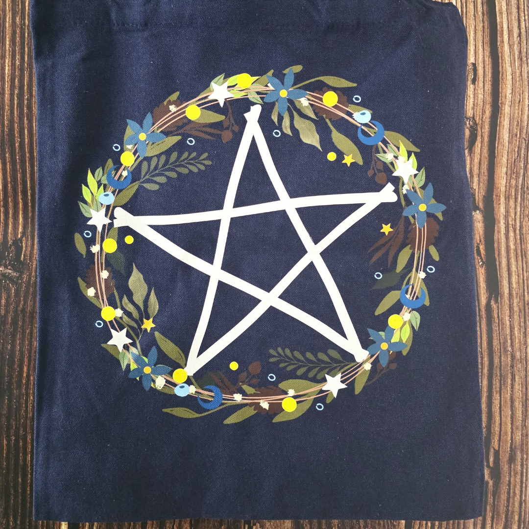 Solstice Wreath Tote Bag