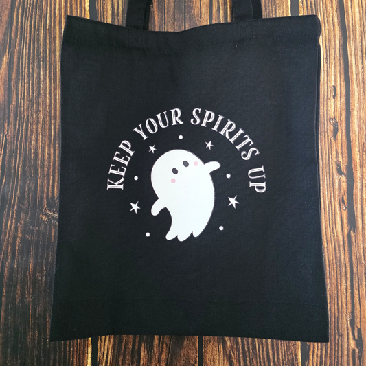 Keep Your Spirits Up Ghost Tote Bag