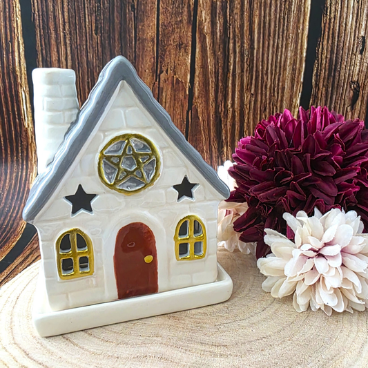 Stone Cottage Tealight/Incense Cone Holder