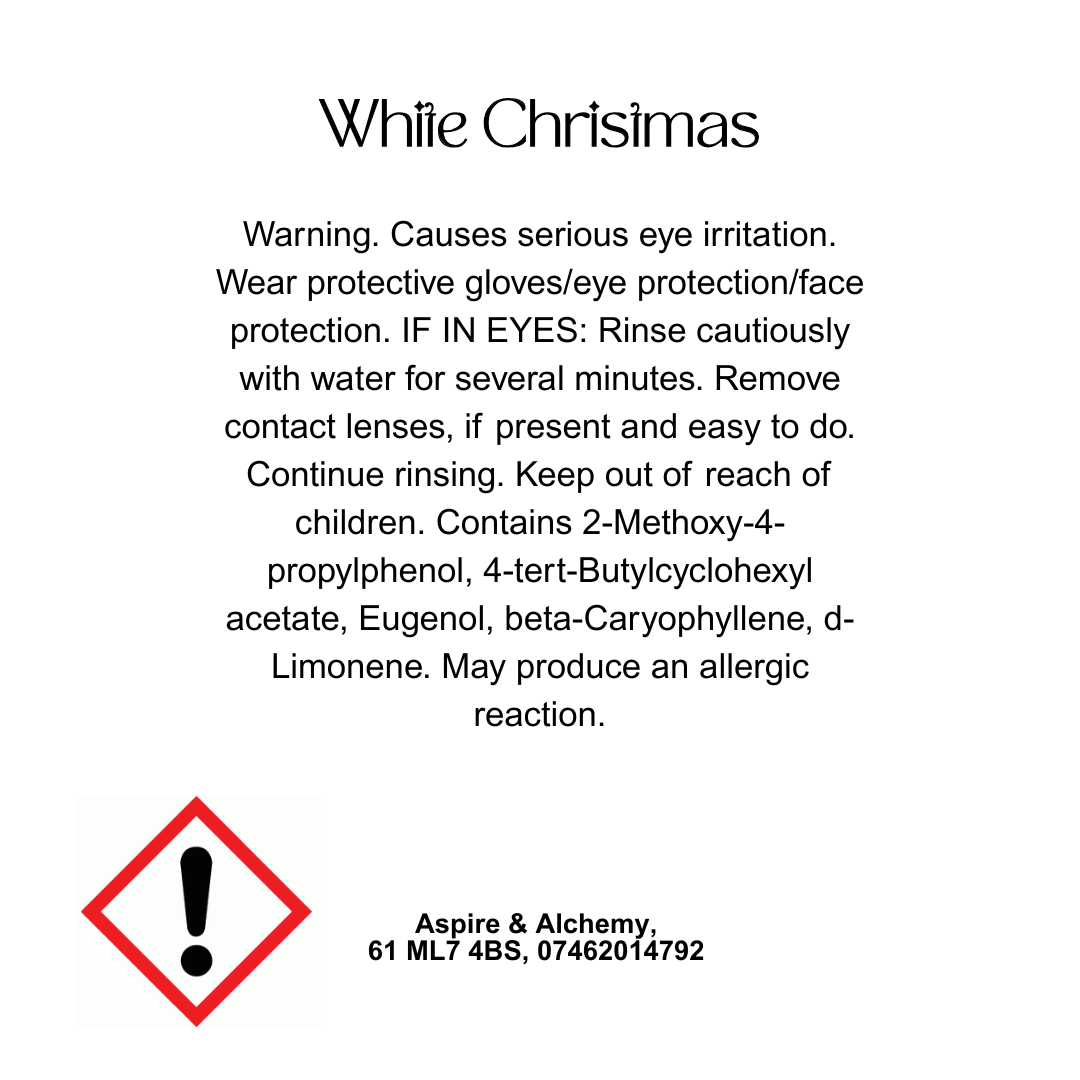 White Christmas Room Spray