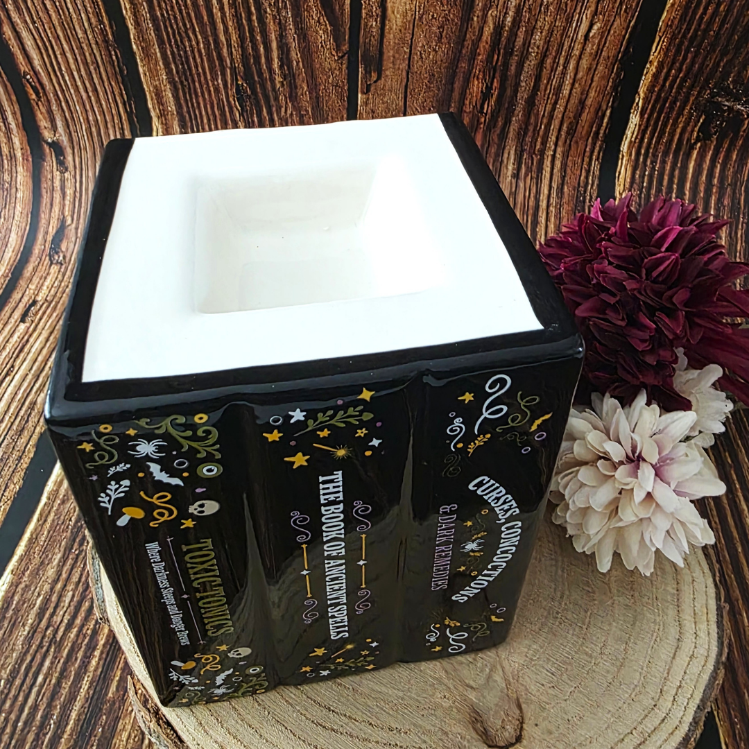 Witch's Apothecary Book Shaped Burner