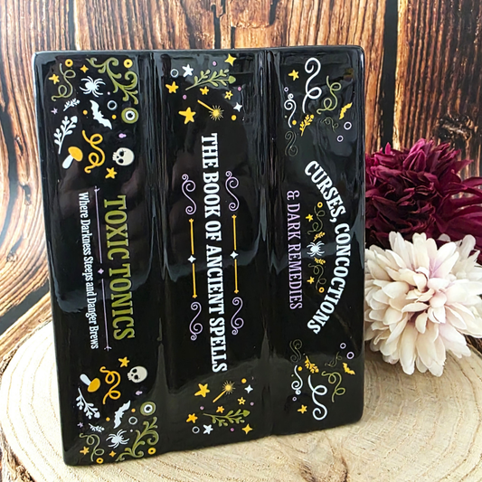 Witch's Apothecary Book Shaped Burner