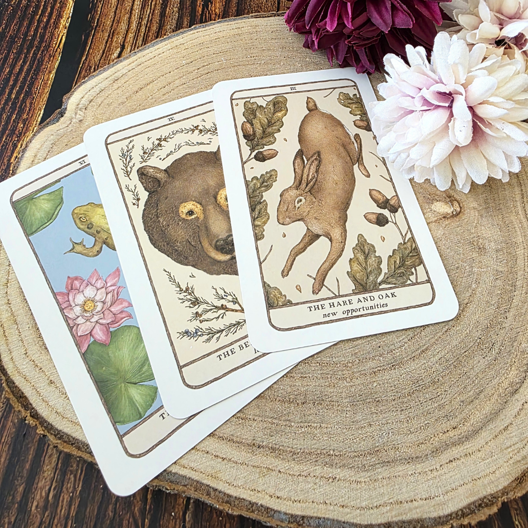 Woodland Wardens Oracle Card Deck & Guidebook