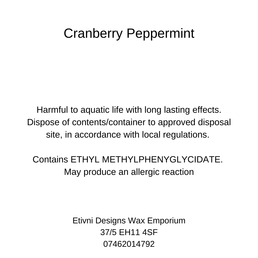 Cranberry Peppermint Wax Melts